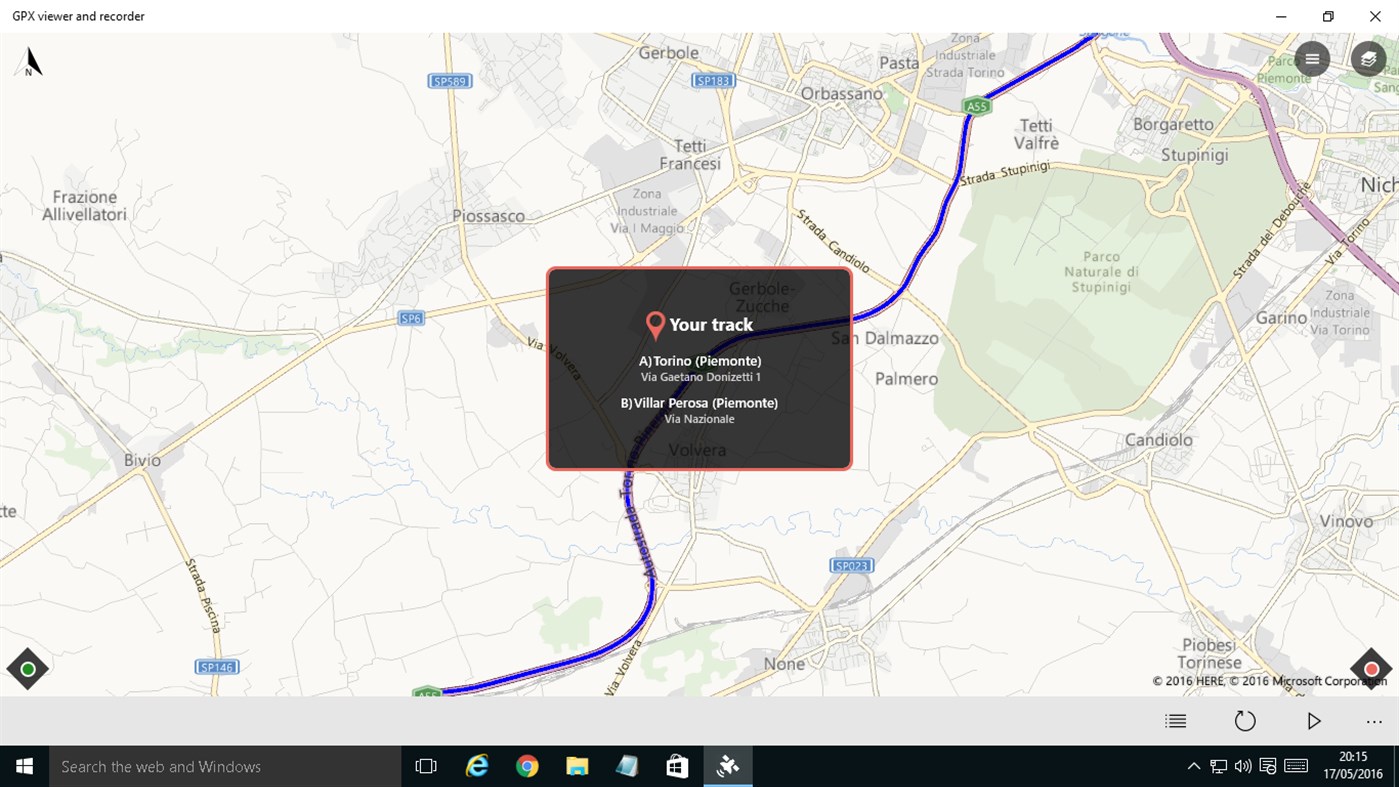 #2. GPX viewer and recorder (Windows) โดย: stefano64