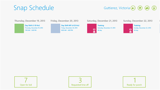 Snap Schedule Employee Access screenshot 1