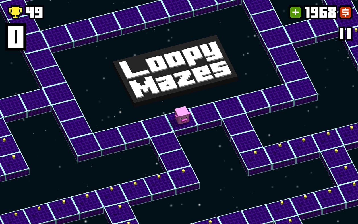 #1. Loopy Mazes: Endless Hopper (Windows) Av: PigCell Studio