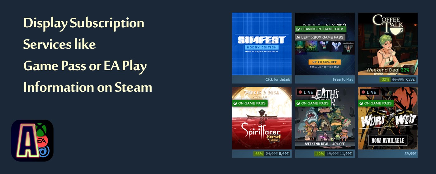 alike03's Subscription Info on Steam - Game Pass Checker