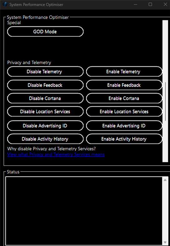 #3. FW System Performance Optimiser (Windows) Ved: Fullyworked