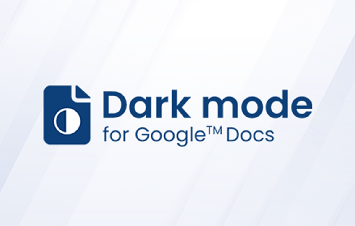 Dark mode for Google™ docs