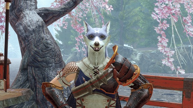 "Canyne Mask" Hunter layered armor piece screenshot 3
