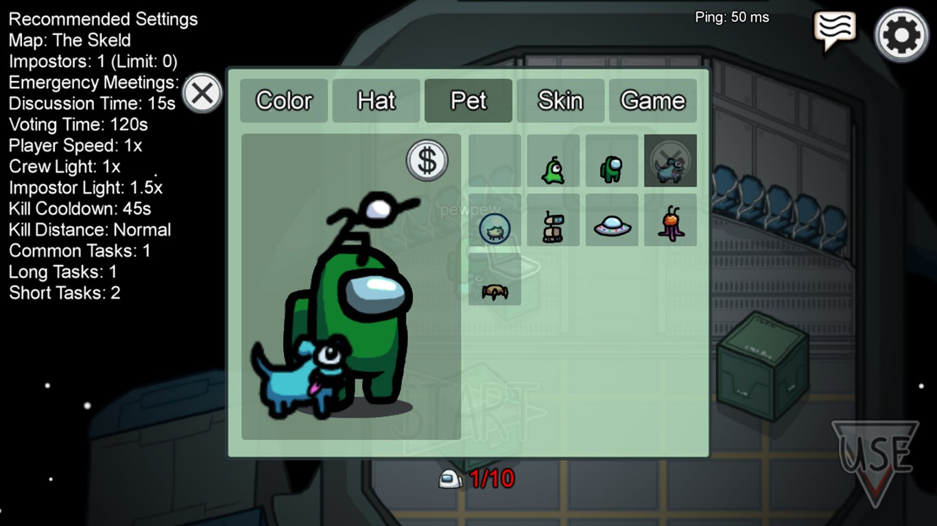 Among Us - Hamster Pet Bundle screenshot