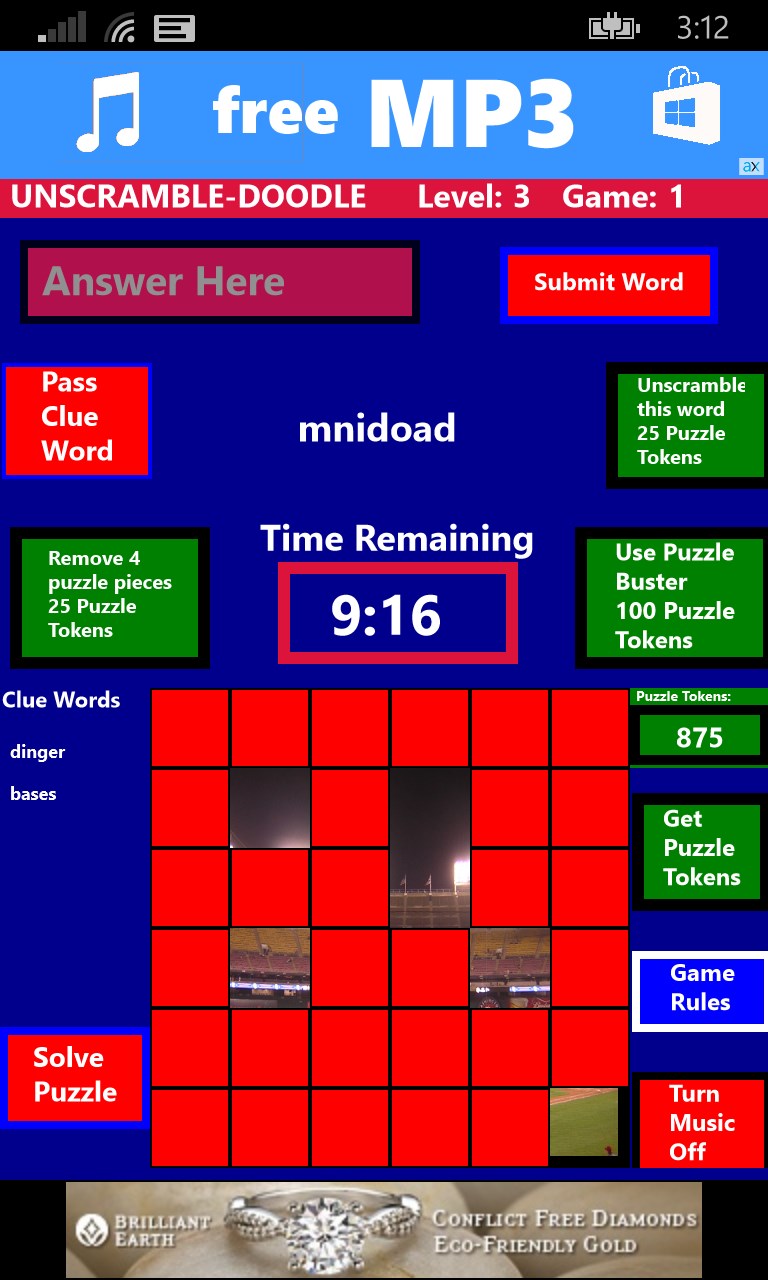 UnscrambleDoodle for Windows 10