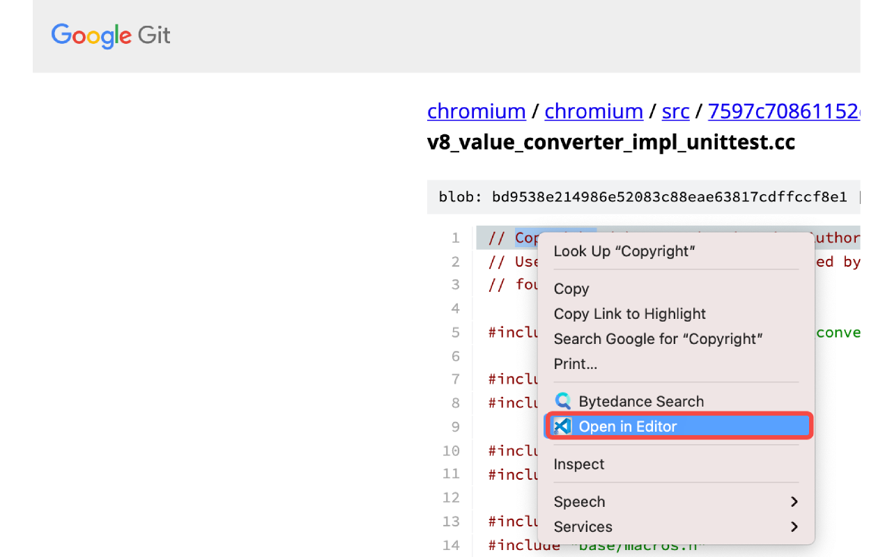 Chromium Open IDE