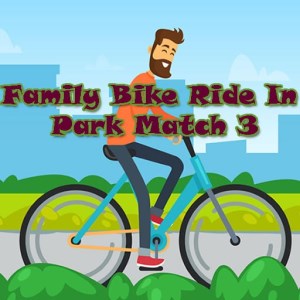 Family Bike Ride In Park Match Game 3