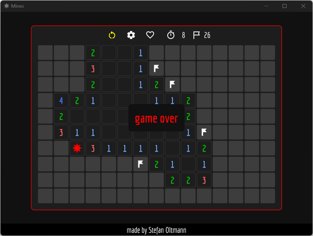 #3. Mines for Windows (Windows) Podle: Stefan Oltmann