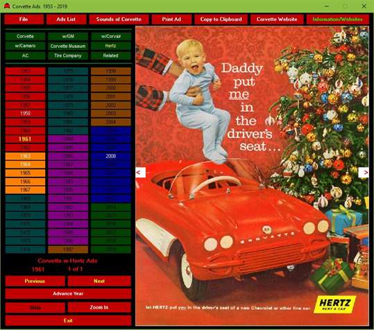 Corvette Ads 1953-2019 screenshot 9