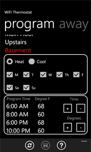 WiFi Thermostat screenshot 2