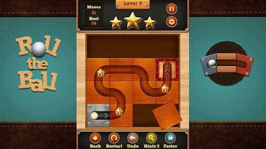 Roll The Ball Slide Puzzle screenshot 1