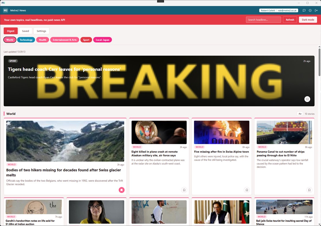 #4. Metre2 News (Windows) By: metre2
