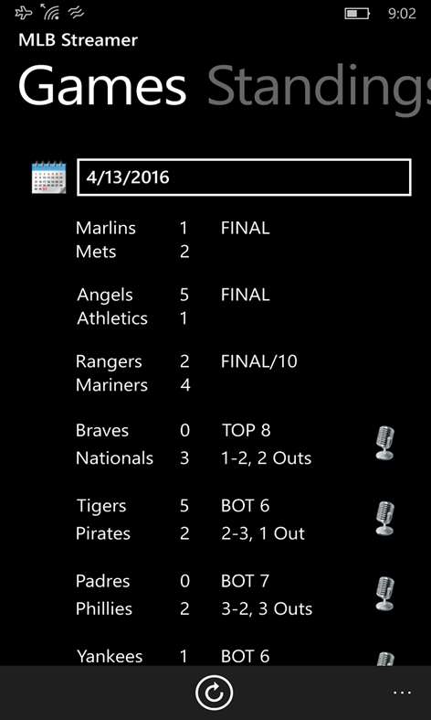 MLB Streamer Screenshots 1