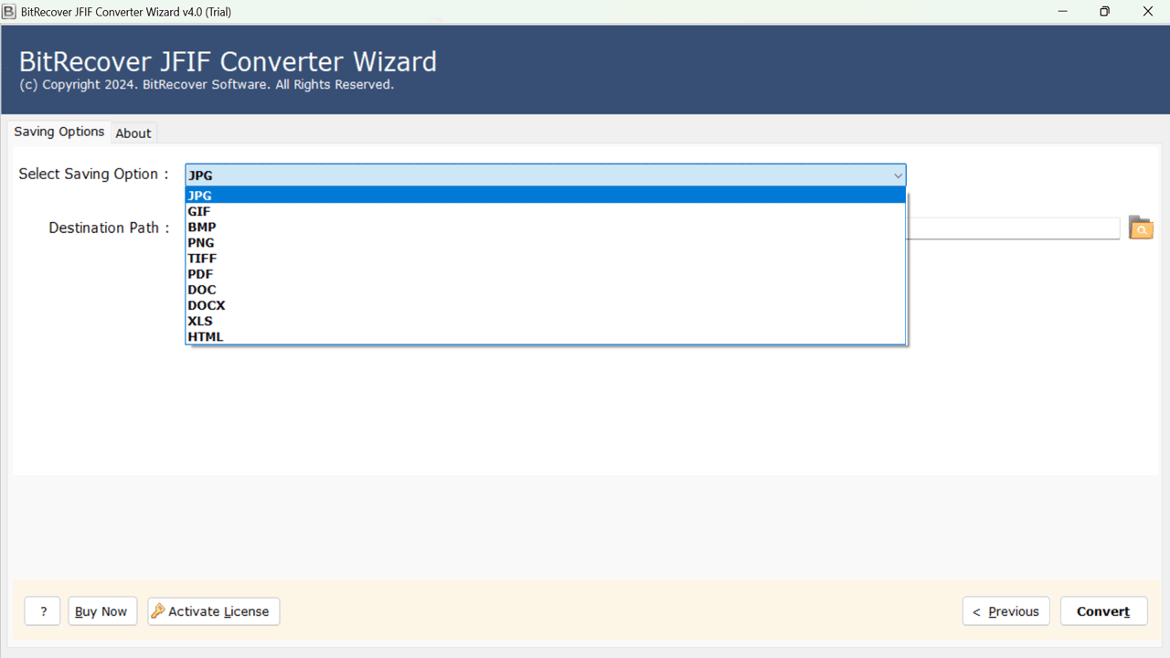 Snapshot 4 of BitRecover JFIF to Excel Converter
