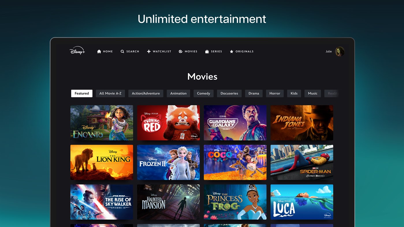 #2. Disney+ (Windows) Bởi: Disney