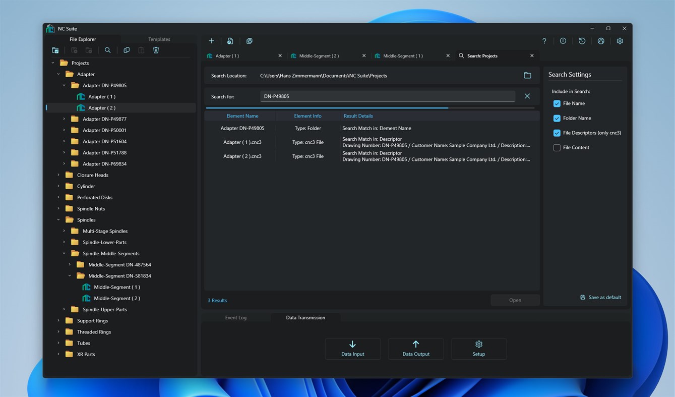 #6. NC Suite (Windows) Podle: Hans Philipp Zimmermann