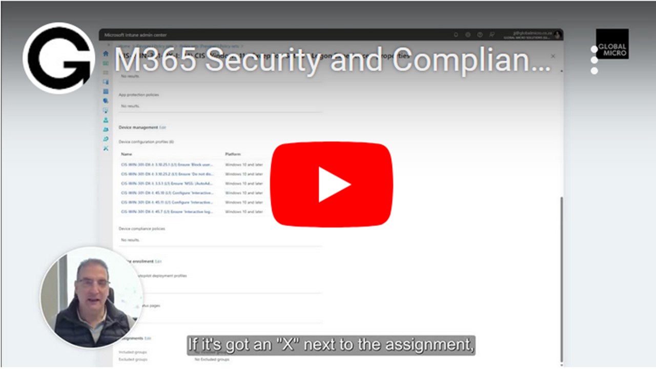 Snapshot 2 of M365 Security and Compliance - Management Offer (Requires Deployment Subscription)