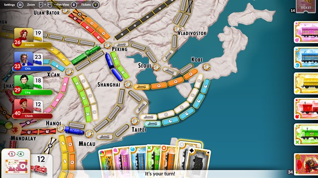 Ticket to Ride: Legendary Asia Expansion screenshot 4