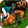 Black Horse Jumping Racing 3D