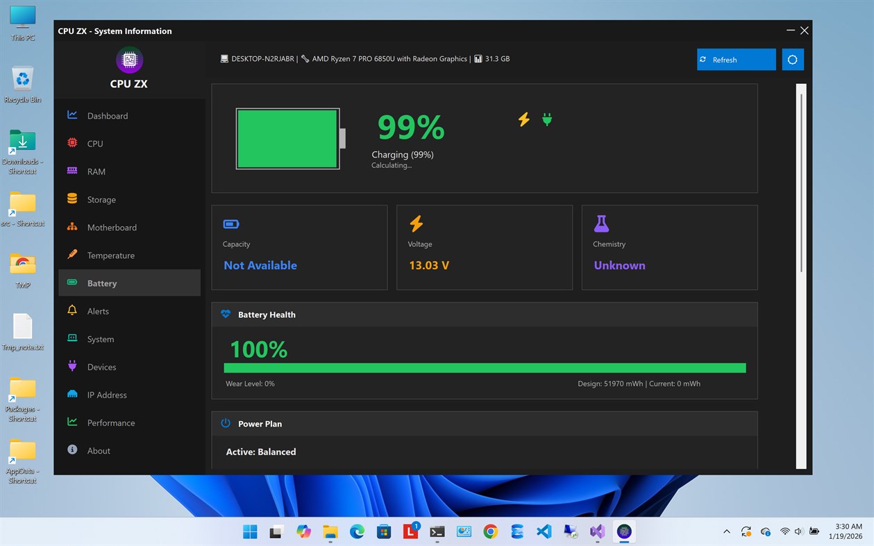 #5. CPU Plus (Windows) Ved: Zero Byte Software Solutions