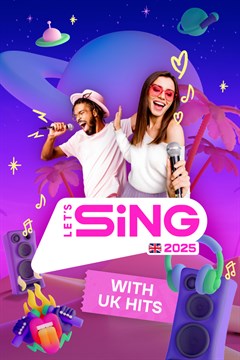 Cover poster for Let's Sing 2025 with UK Hits