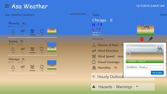 Asa Weather screenshot 1