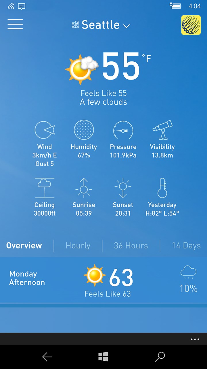 meteomedia windows 10