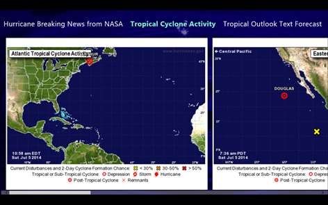 Hurricane and Tropical Storm Report Screenshots 1