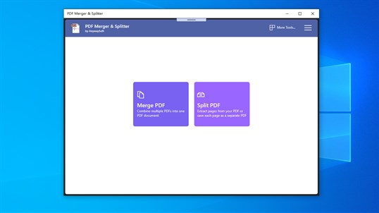 PDF Merger & Splitter: free pdf splitter to extract pdf and combine pdf screenshot