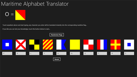 Maritime Alphabet Translator screenshot 3