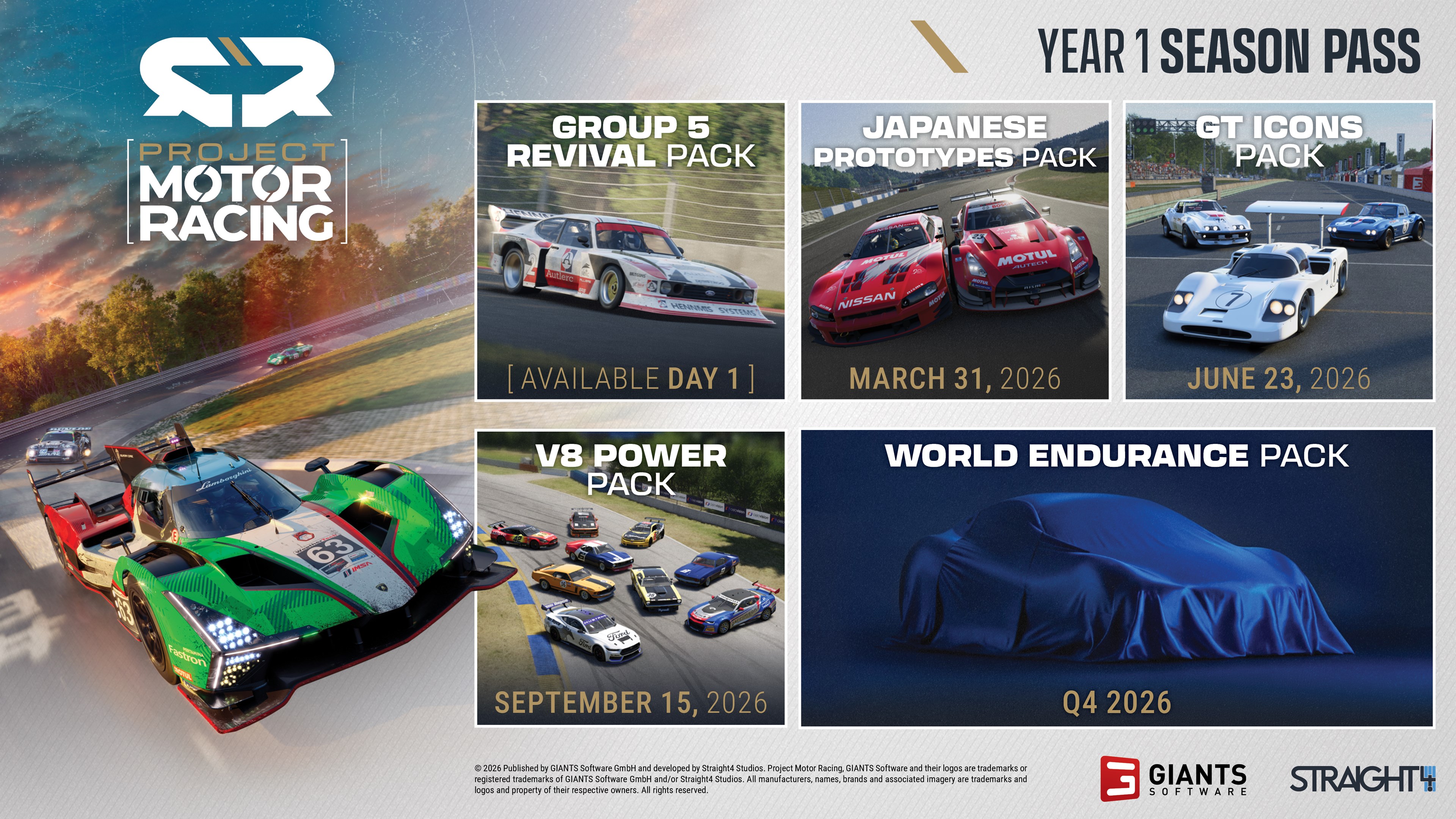 Project Motor Racing: Year 1 Bundle | Xbox | Chiave | Privato