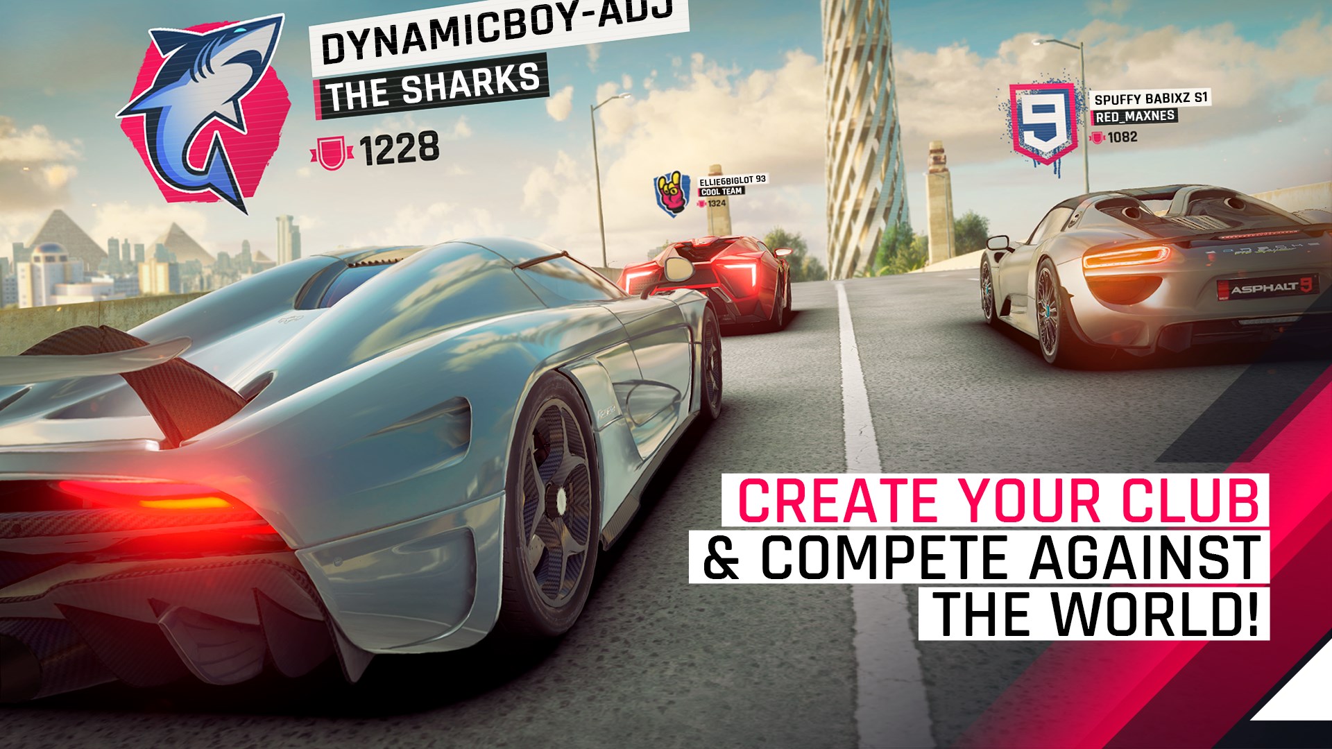 asphalt 9 legends conect pc and ios