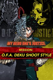 Missão de MY HERO ONE'S JUSTICE: O.F.A. Deku Shoot Style