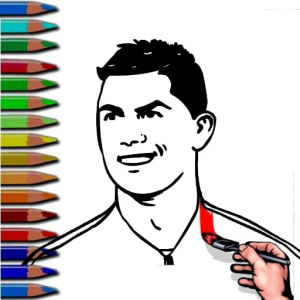 Ronaldo Coloring Book Game