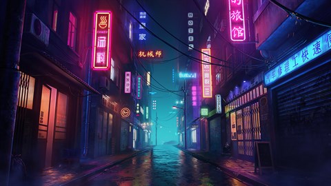 AAA Dynamic Scenes - Neon Whisper Dynamic Scene