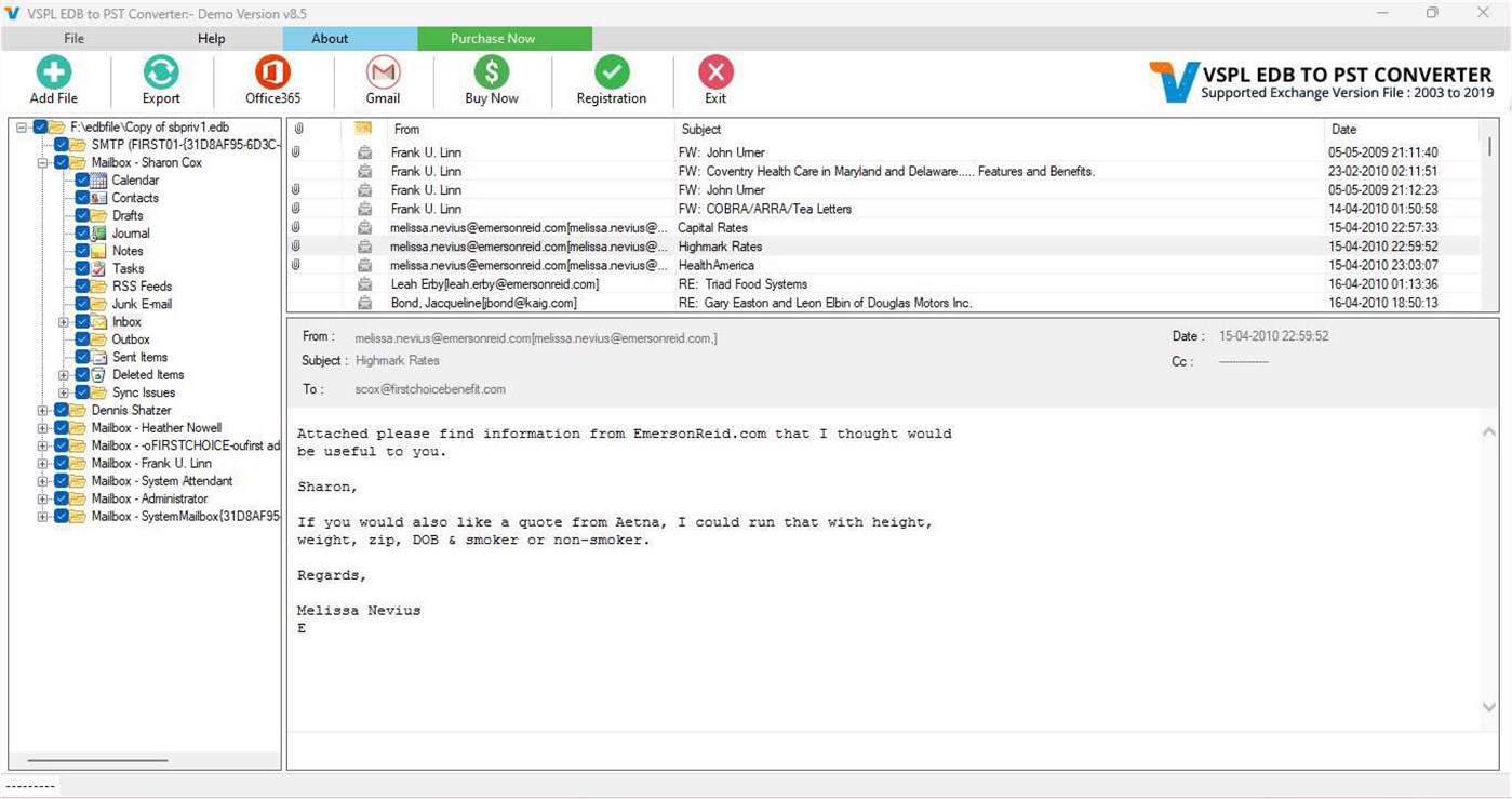 #4. VSPL EDB to PST Converter (Windows) 来自: VARTIKA SOFTWARE PRIVATE LIMITED