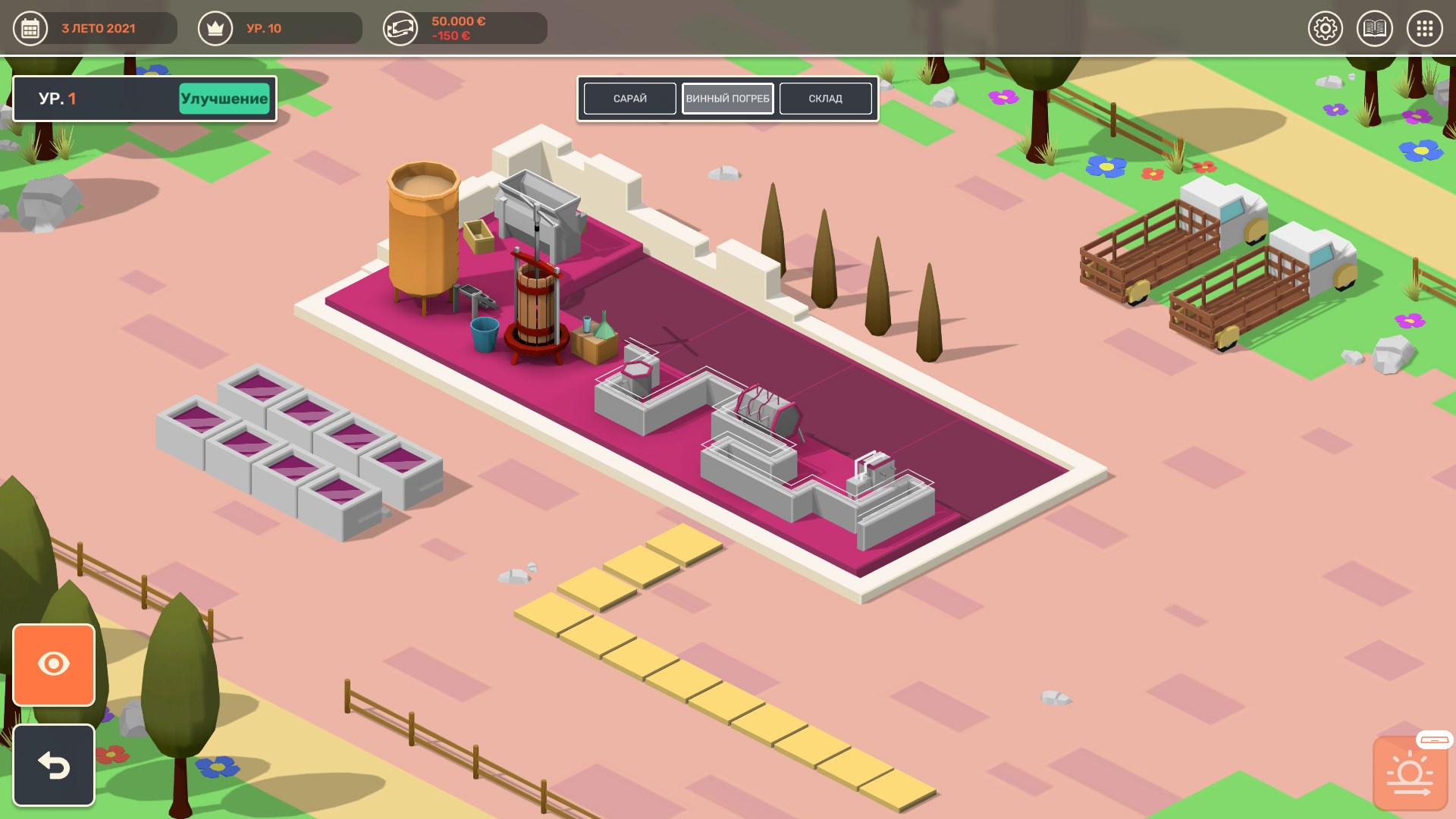 Hundred Days - Winemaking Simulator — скриншот 6