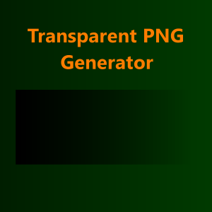 Transparent Text Generator - Create transparent PNG images from text