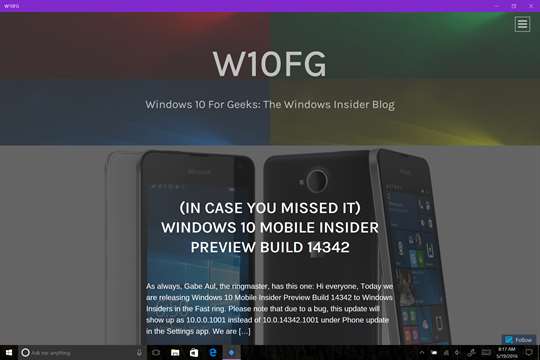 W10FG screenshot 1