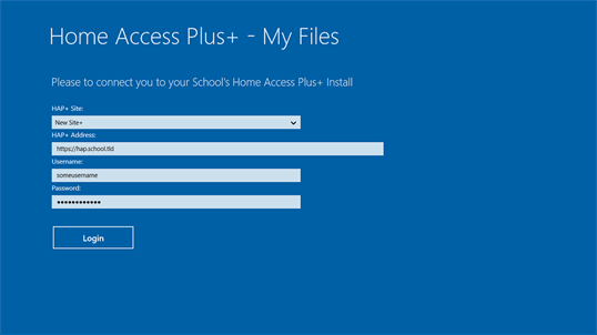 Home Access Plus+ My Files screenshot 1