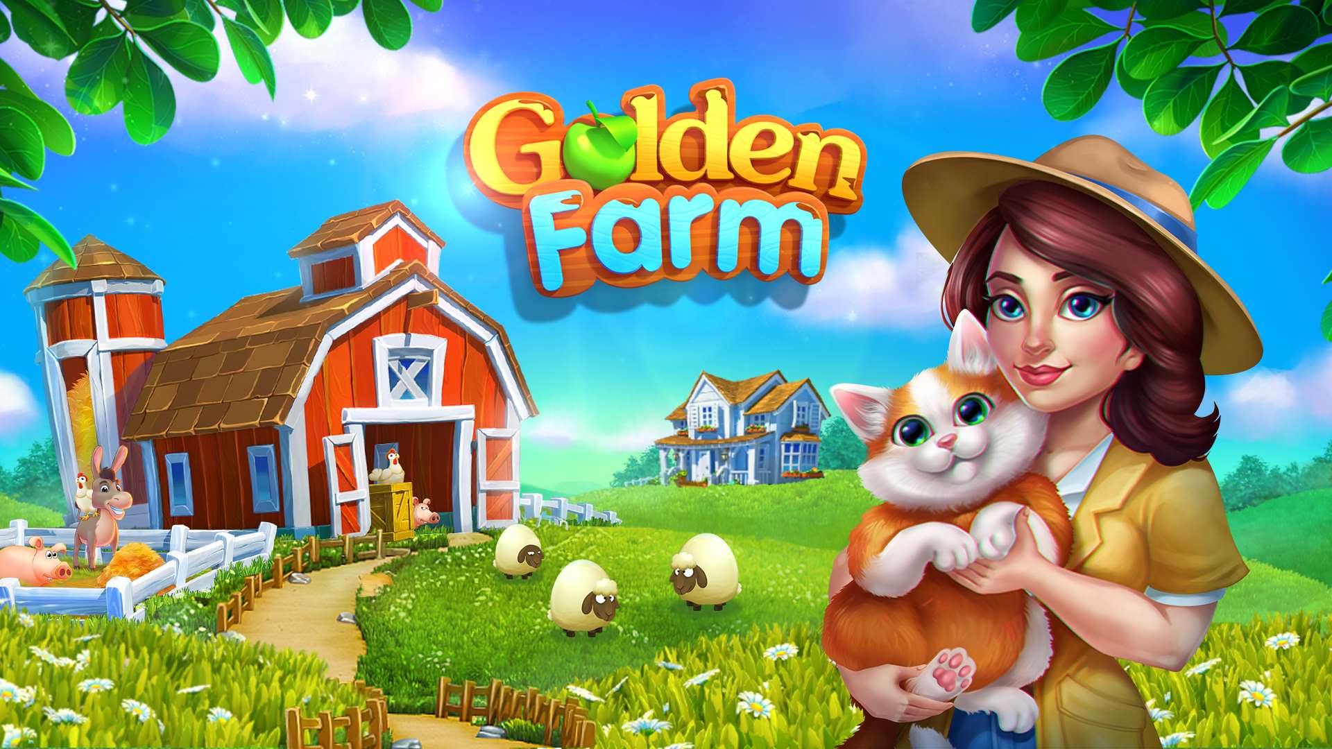 Удивительная ферма играть. Ферма Golden Farm. Золотая ферма игра. Игра ферма с клевером. Игра про ферму на Майкрософт.