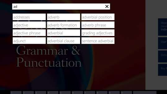 Oxford A-Z of Grammar and Punctuation screenshot 2