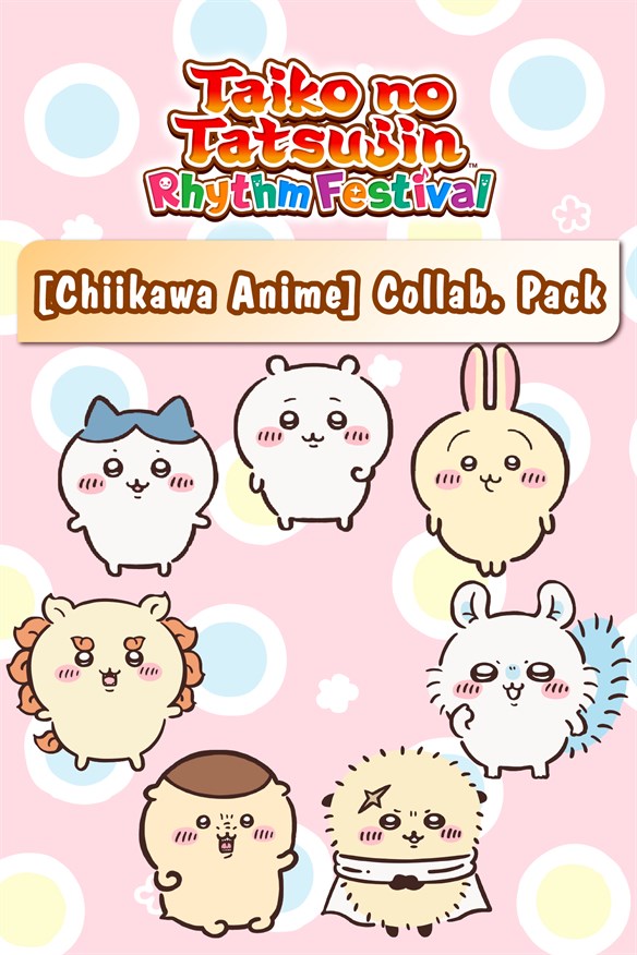 Taiko no Tatsujin: Rhythm Festival - [Chiikawa Anime] Collab. Pack Xbox Series X|S and Xbox One cover art