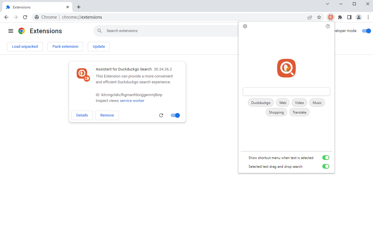 Assistant for Duckduckgo Search