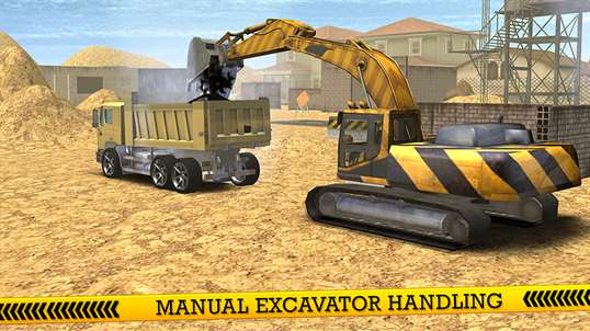 City Construction Roads Builder 3D - Excavator Sim screenshot 1