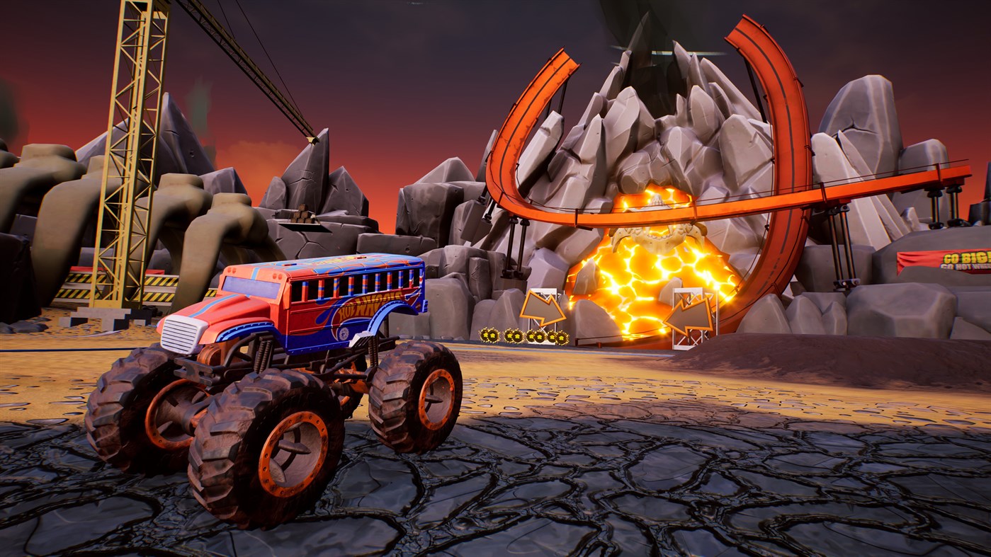 #4. Hot Wheels Monster Trucks: Stunt Mayhem™ Deluxe Edition (Windows) By: GameMill Entertainment