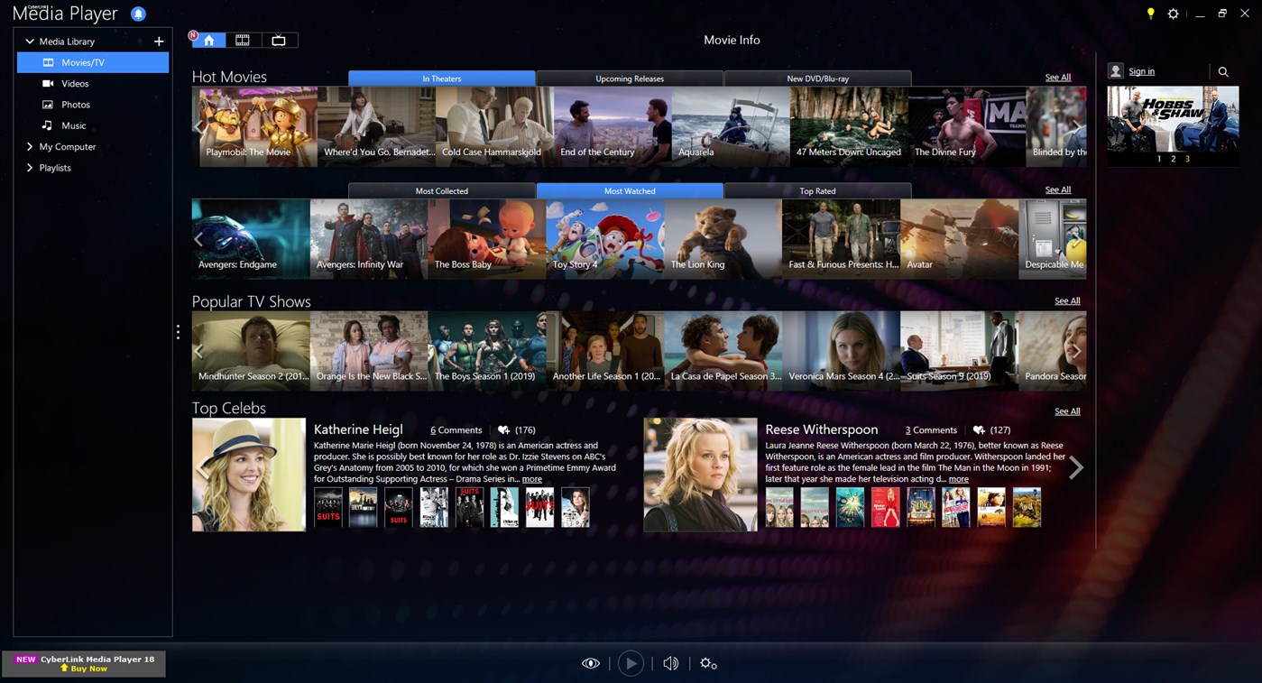 #5. CyberLink Media Player 18 Essential (Windows) Door: CyberLink Corp.