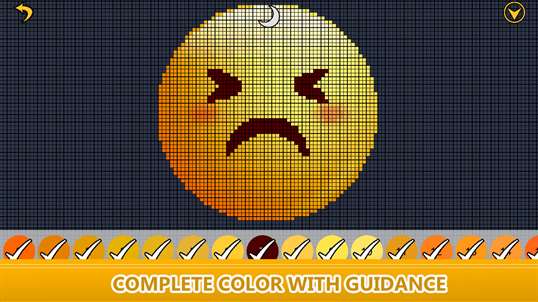 Emoji Color By Number: Pixel Art, Sandbox Coloring Book screenshot 1