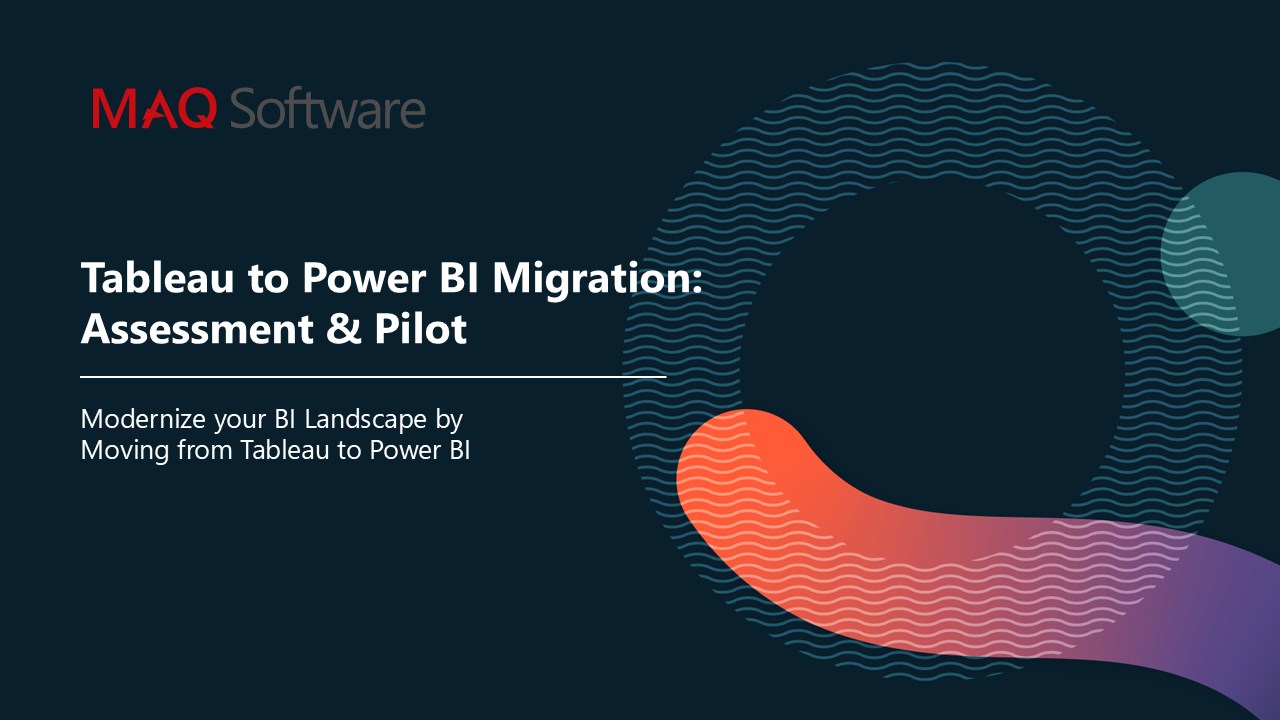 Snapshot 5 of Tableau to Power BI Migration: Assessment & Pilot
