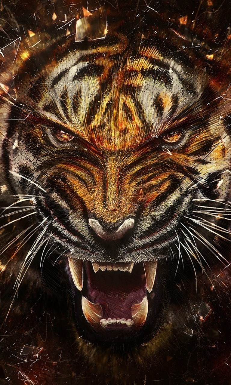 Tiger HD Wallpaper Background for Windows 10 Mobile